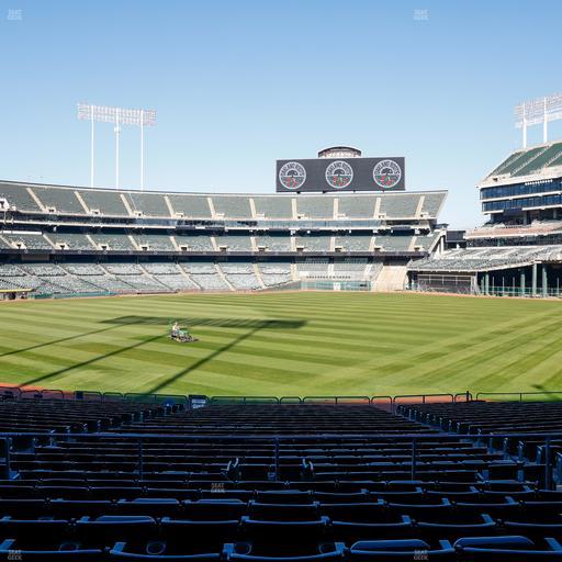 Oakland Coliseum - Section Rear 106 Seat View