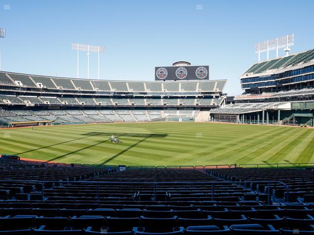 Oakland Coliseum - Section Rear 106 Seat View