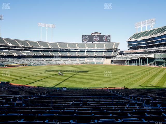 Oakland Coliseum - Section Rear 106 Seat View
