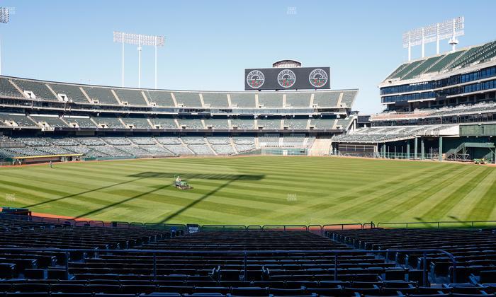 Oakland Coliseum - Section Rear 106 Seat View