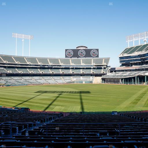 Oakland Coliseum - Section Rear 107 Seat View