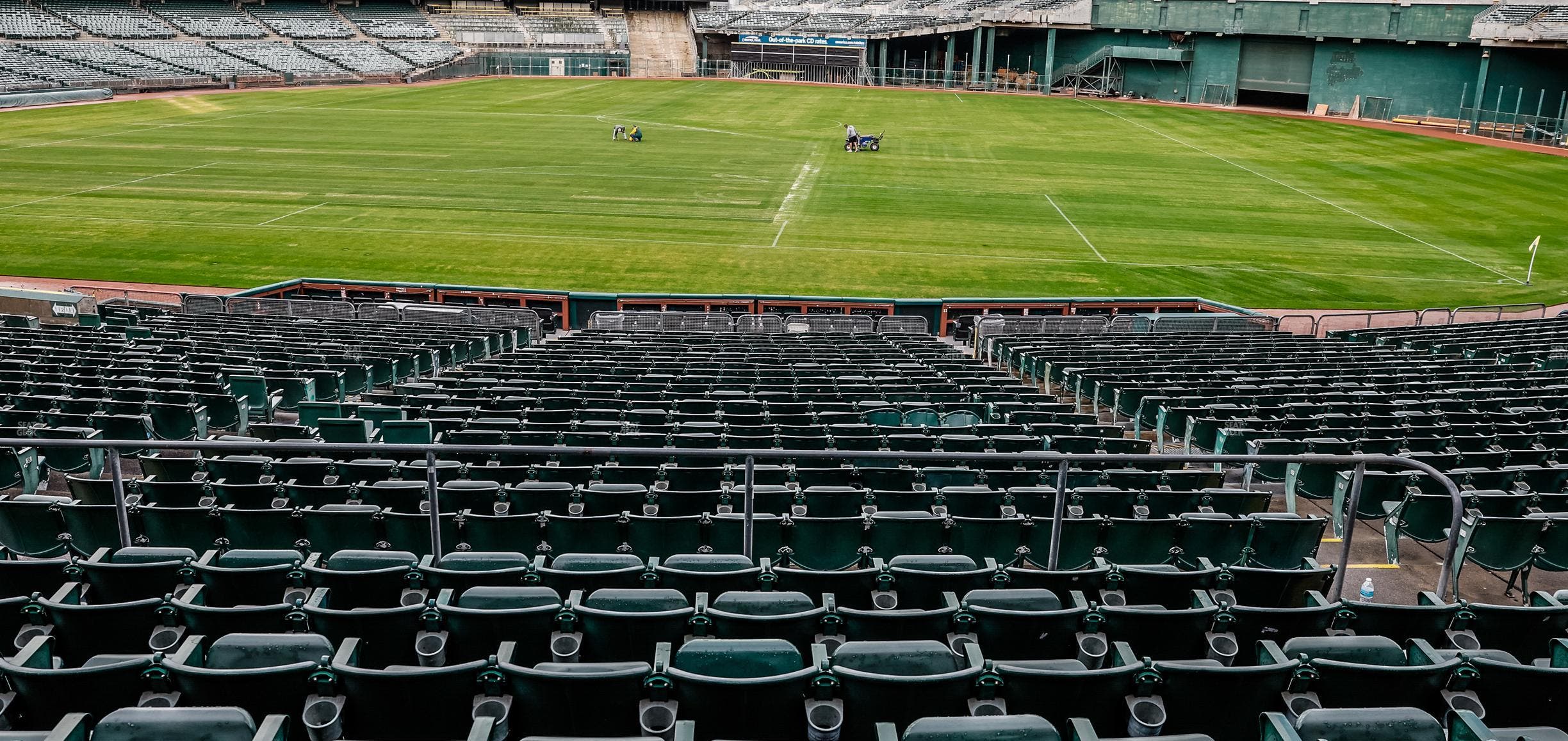 Oakland Coliseum - Section Rear 110 Seat View