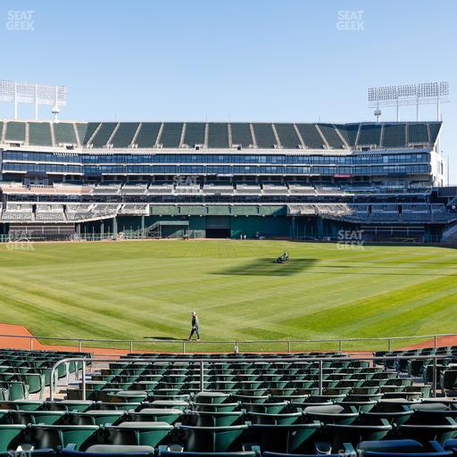 Oakland Coliseum - Section Rear 117 Seat View