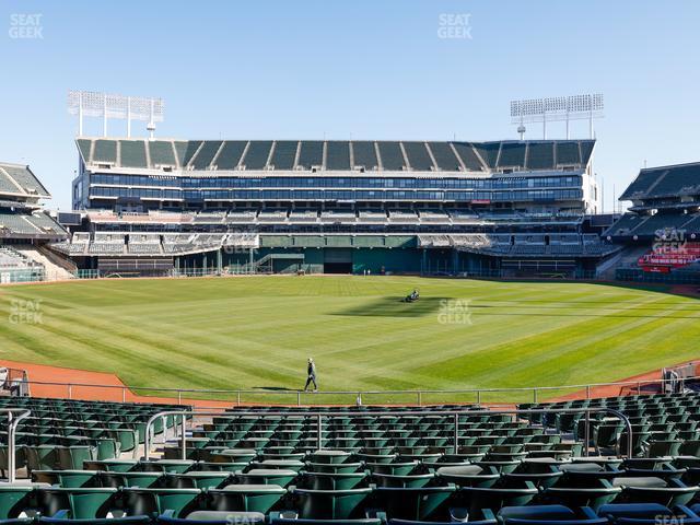 Oakland Coliseum - Section Rear 117 Seat View