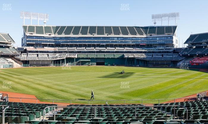 Oakland Coliseum - Section Rear 117 Seat View