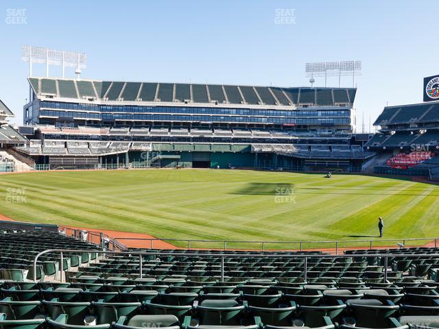 Oakland Coliseum - Section Rear 118 Seat View