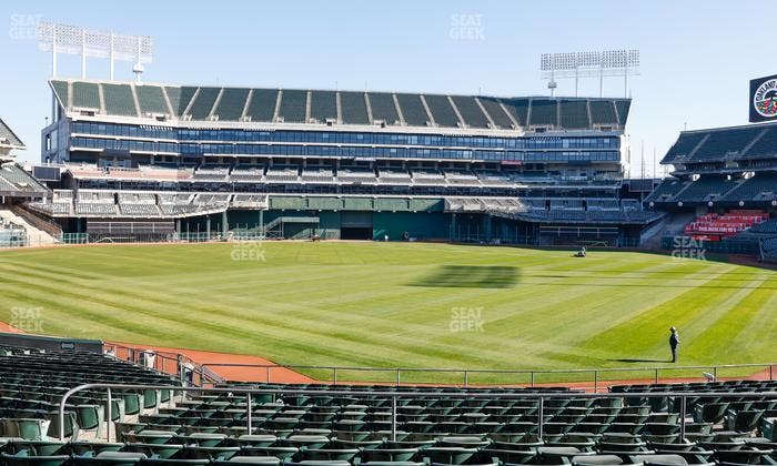 Oakland Coliseum - Section Rear 118 Seat View