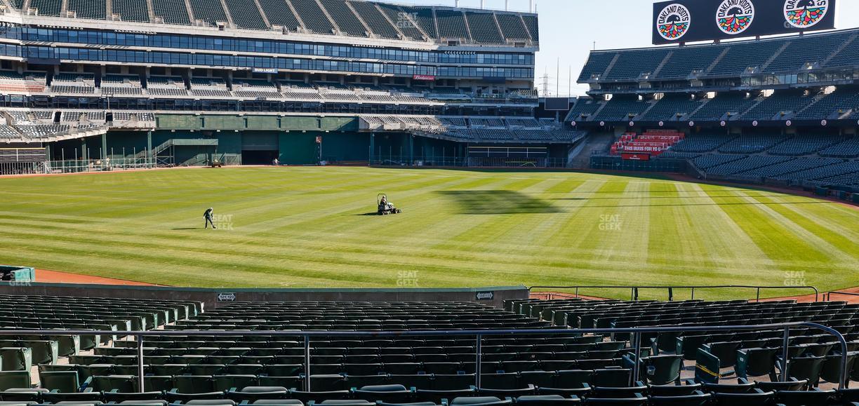 Oakland Coliseum - Section Rear 120 Seat View