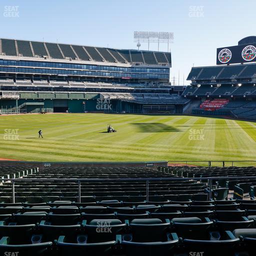 Oakland Coliseum - Section Rear 120 Seat View