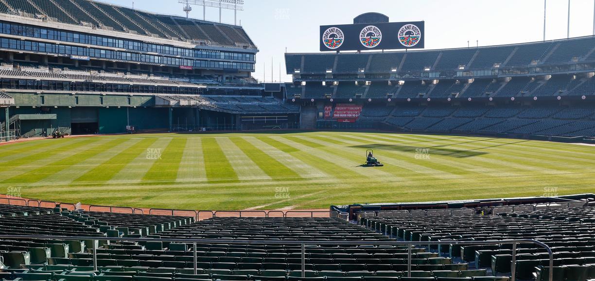 Oakland Coliseum - Section Rear 126 Seat View