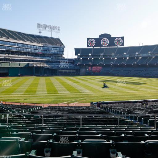 Oakland Coliseum - Section Rear 126 Seat View