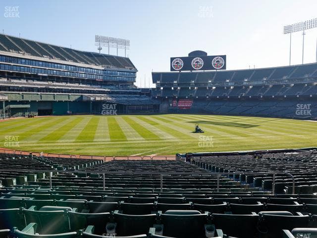 Oakland Coliseum - Section Rear 126 Seat View
