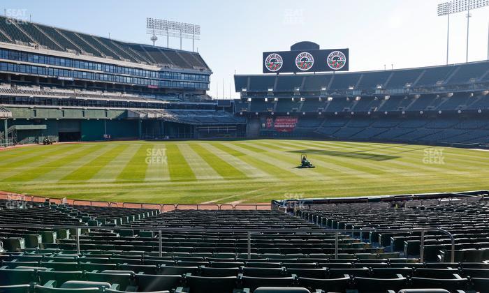 Oakland Coliseum - Section Rear 126 Seat View