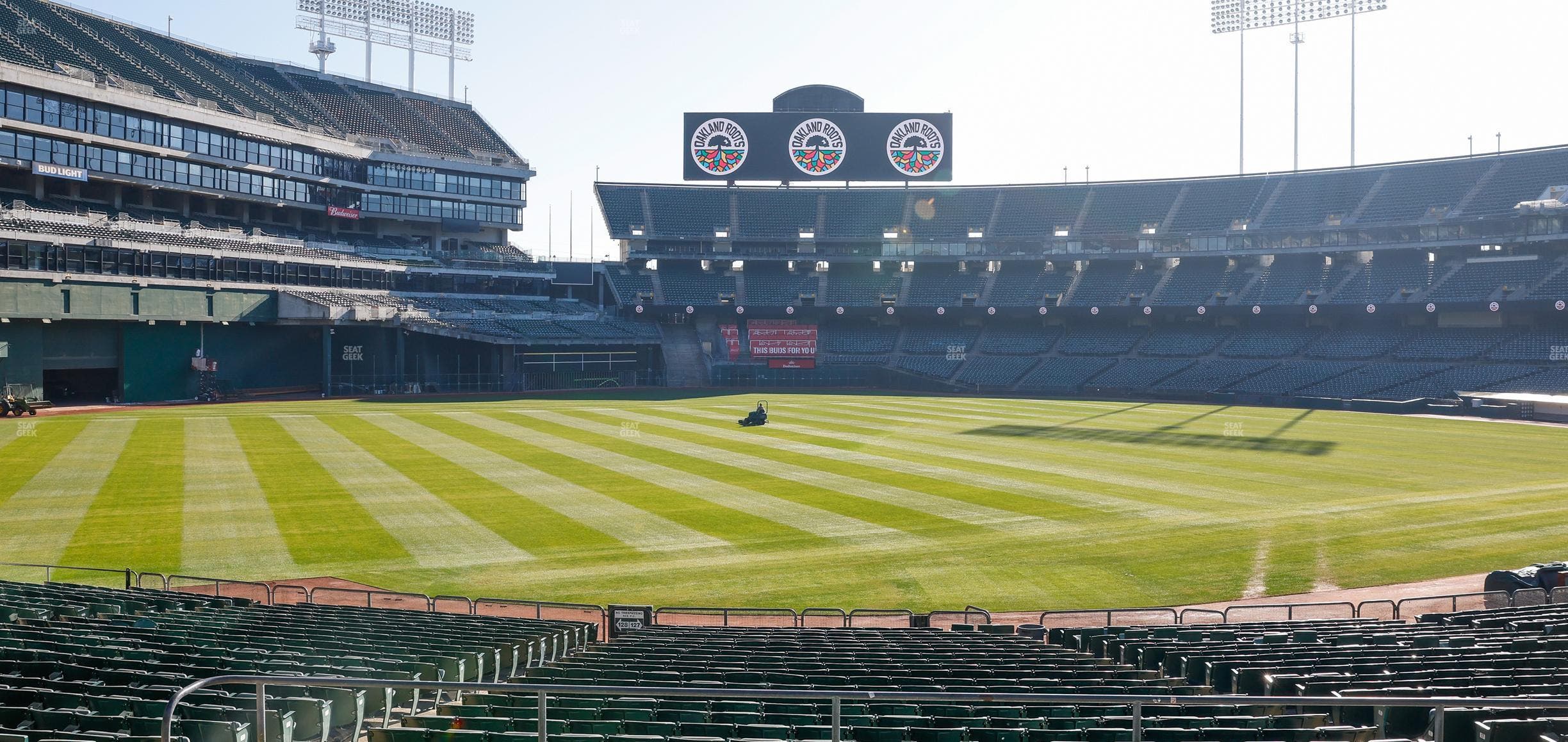 Oakland Coliseum - Section Rear 127 Seat View