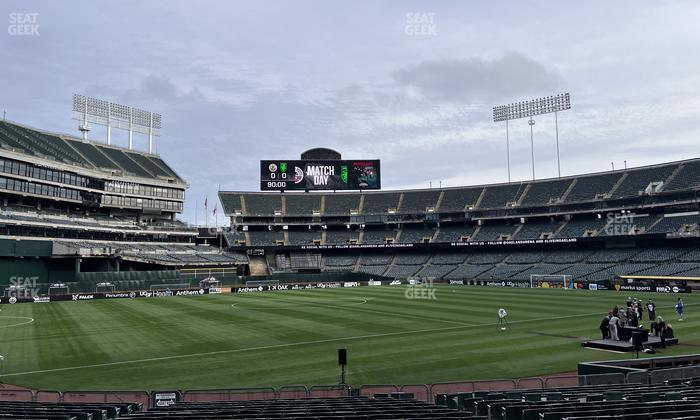 Oakland Coliseum - Section Rear 127 Seat View