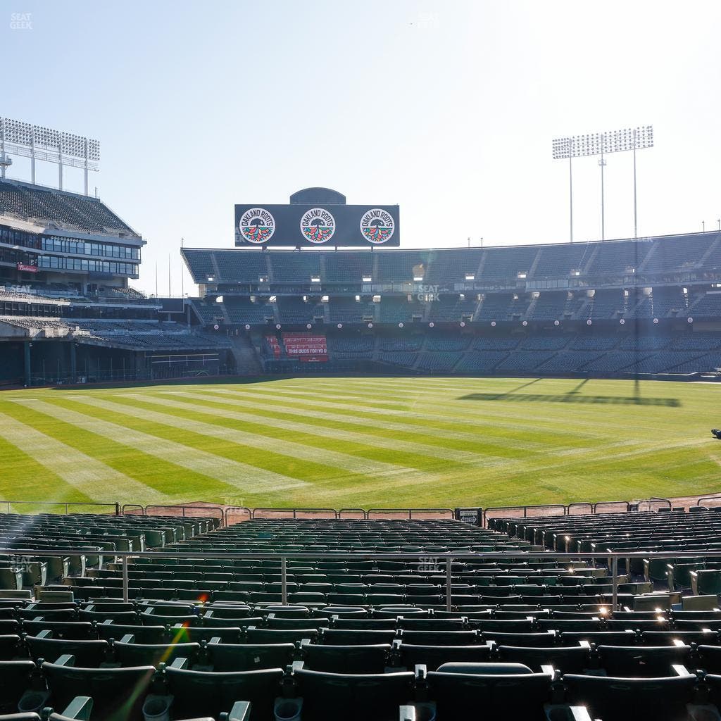 Oakland Coliseum - Section Rear 128 Seat View