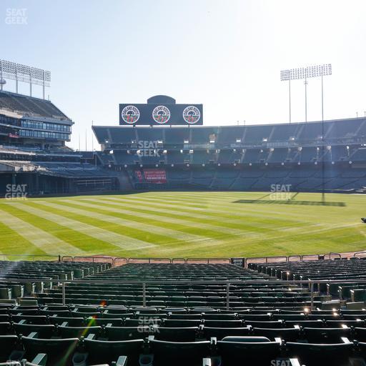 Oakland Coliseum - Section Rear 128 Seat View