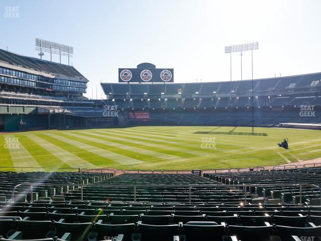 Oakland Coliseum - Section Rear 128 Seat View