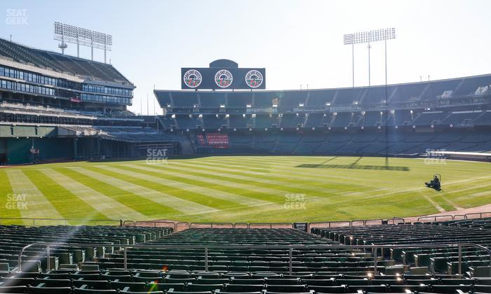 Oakland Coliseum - Section Rear 128 Seat View