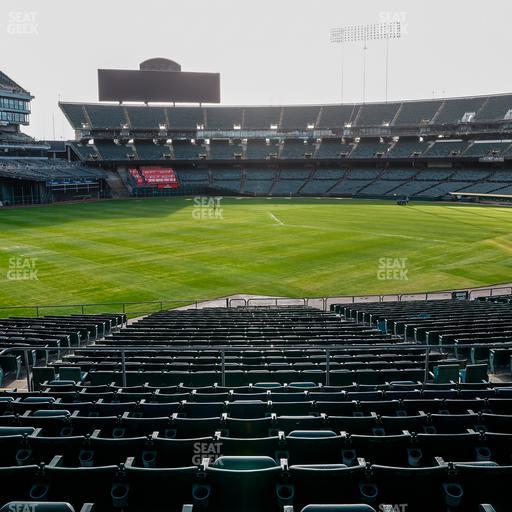Oakland Coliseum - Section Rear 129 Seat View