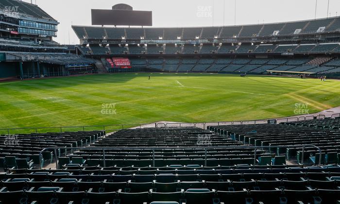 Oakland Coliseum - Section Rear 129 Seat View