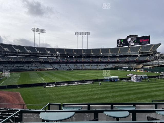 Oakland Coliseum - Section The Garden Seat View