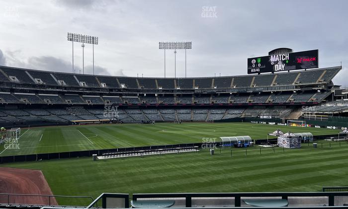 Oakland Coliseum - Section The Garden Seat View