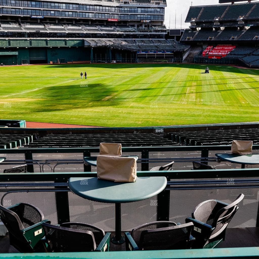 Oakland Coliseum - Section The Perch 121 Seat View