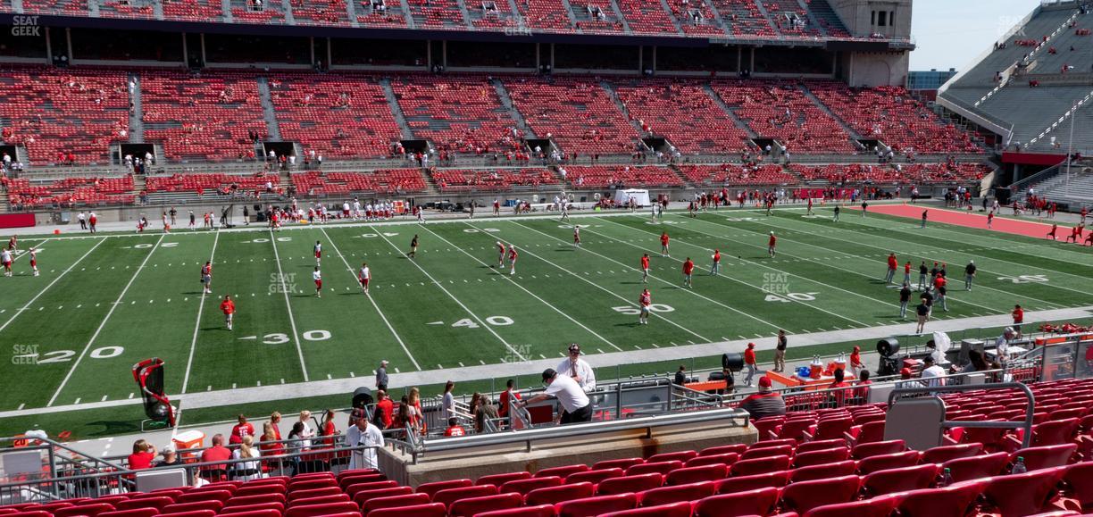 Ohio Stadium - Section Club 1 Seat View