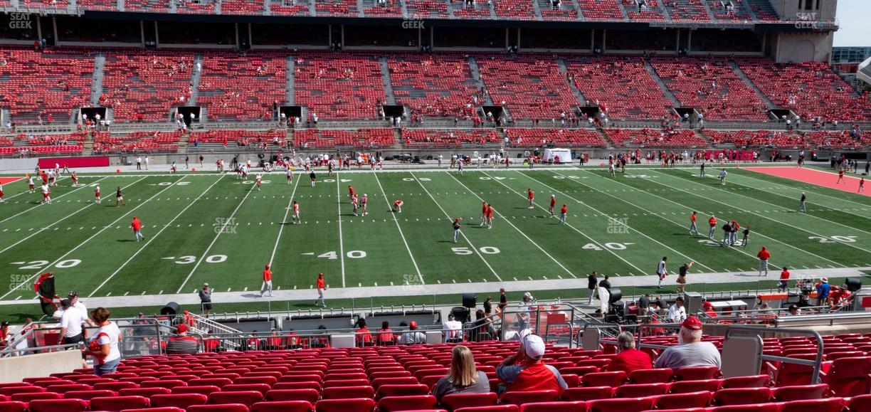 Ohio Stadium - Section Club 2 Seat View