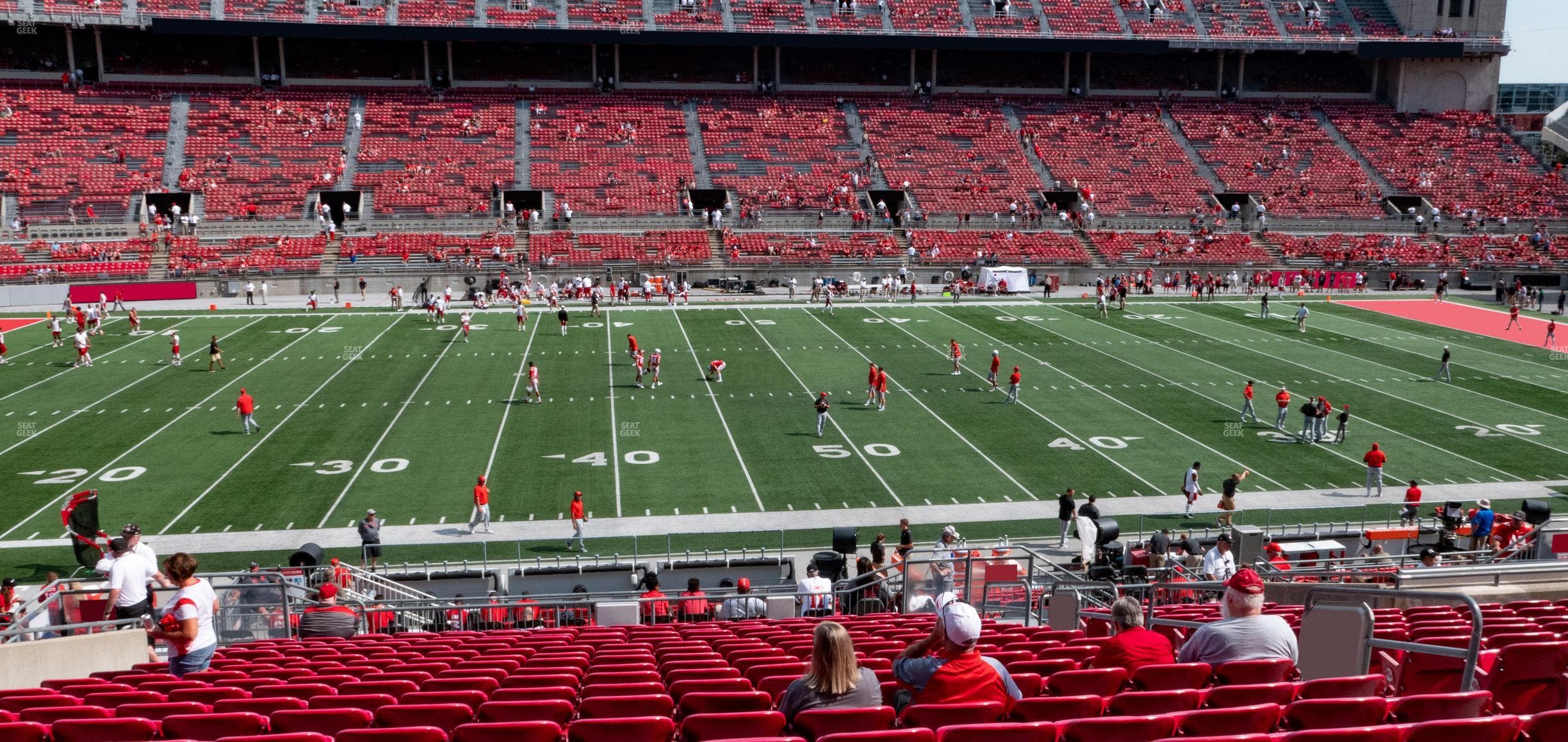 Ohio Stadium - Section Club 2 Seat View