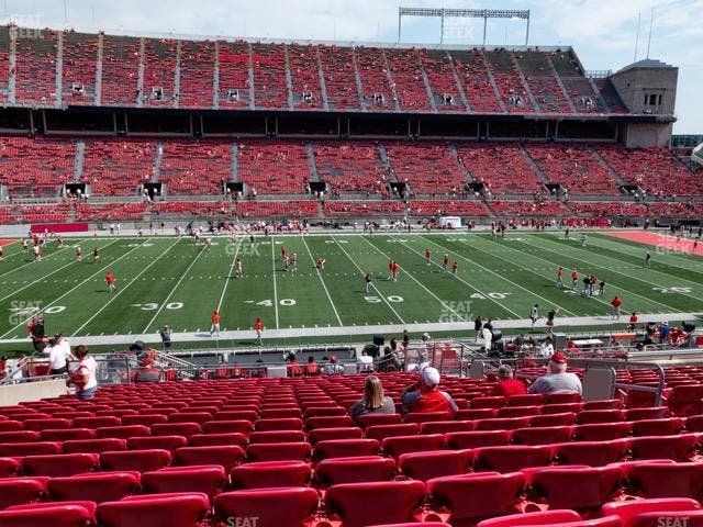 Ohio Stadium - Section Club 2 Seat View
