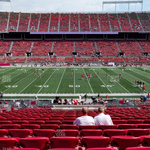 Ohio Stadium - Section Club 3 Seat View