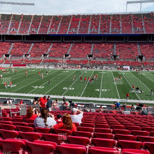 Ohio Stadium - Section Club 4 Seat View
