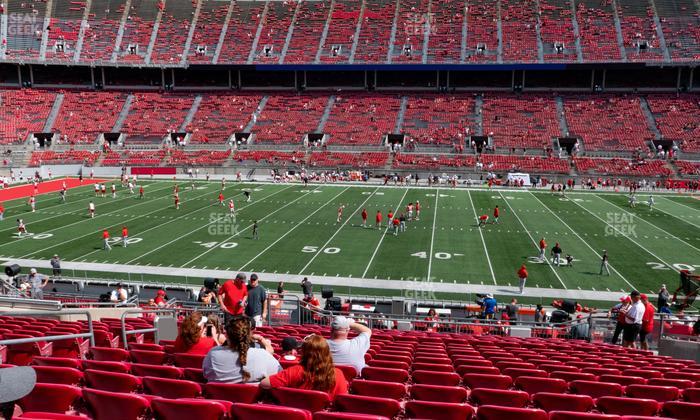 Ohio Stadium - Section Club 4 Seat View