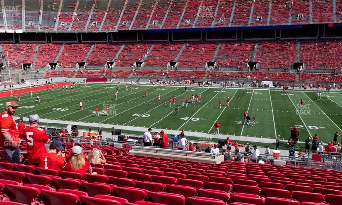 Ohio Stadium - Section Club 5 Seat View