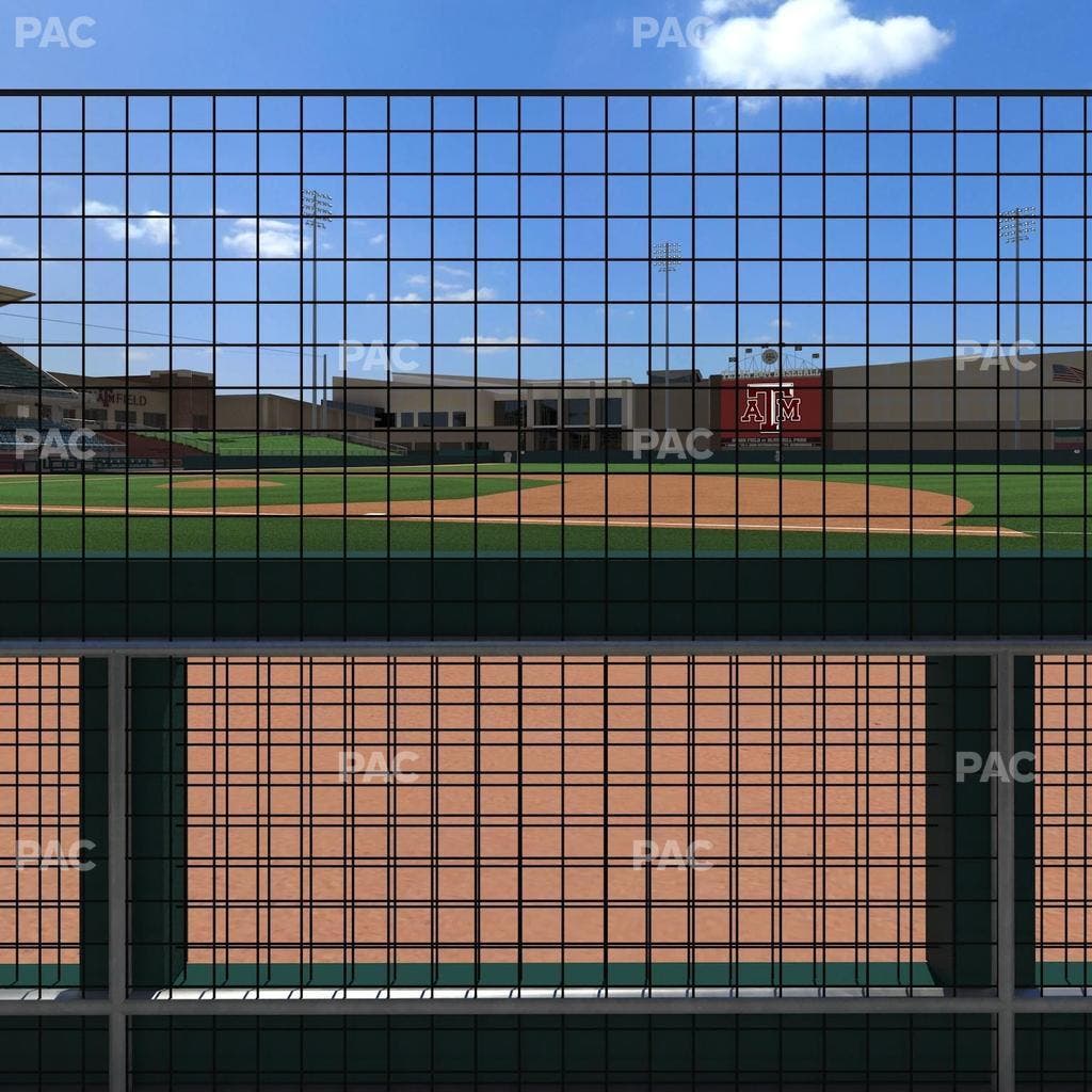 Olsen Field at Blue Bell Park - Section Dugout Suite 1 Seat View