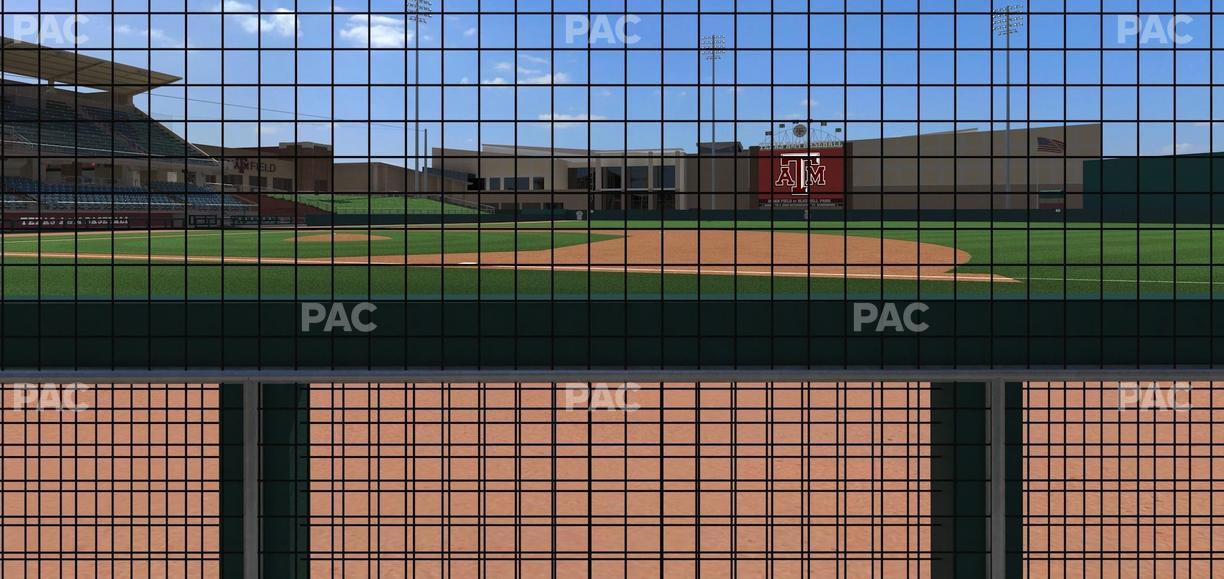 Olsen Field at Blue Bell Park - Section Dugout Suite 1 Seat View