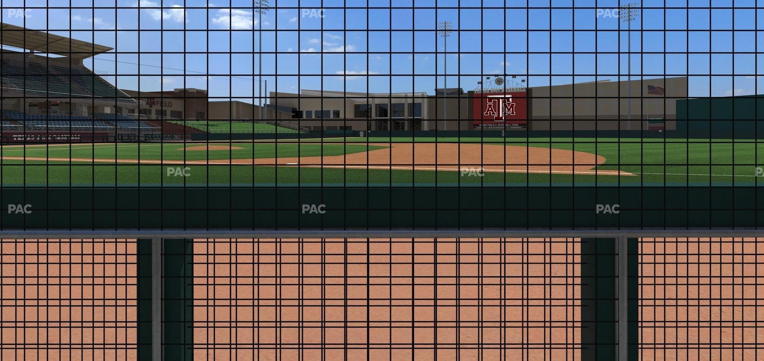 Olsen Field at Blue Bell Park - Section Dugout Suite 1 Seat View