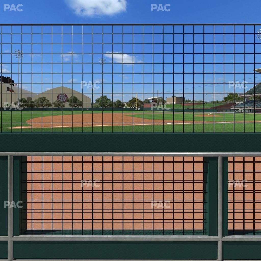 Olsen Field at Blue Bell Park - Section Dugout Suite 3 Seat View