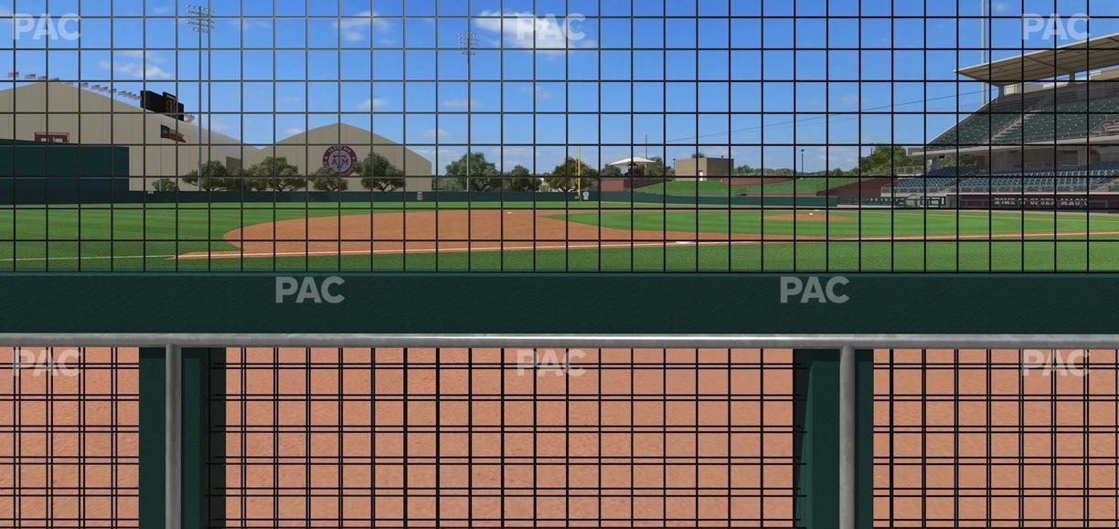 Olsen Field at Blue Bell Park - Section Dugout Suite 3 Seat View