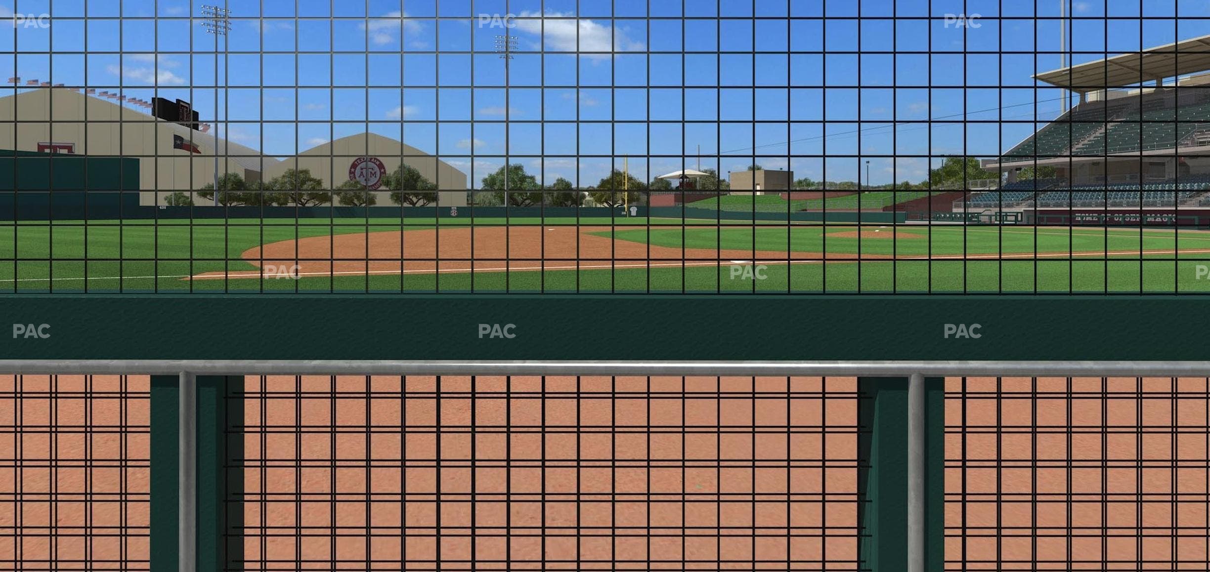 Olsen Field at Blue Bell Park - Section Dugout Suite 3 Seat View