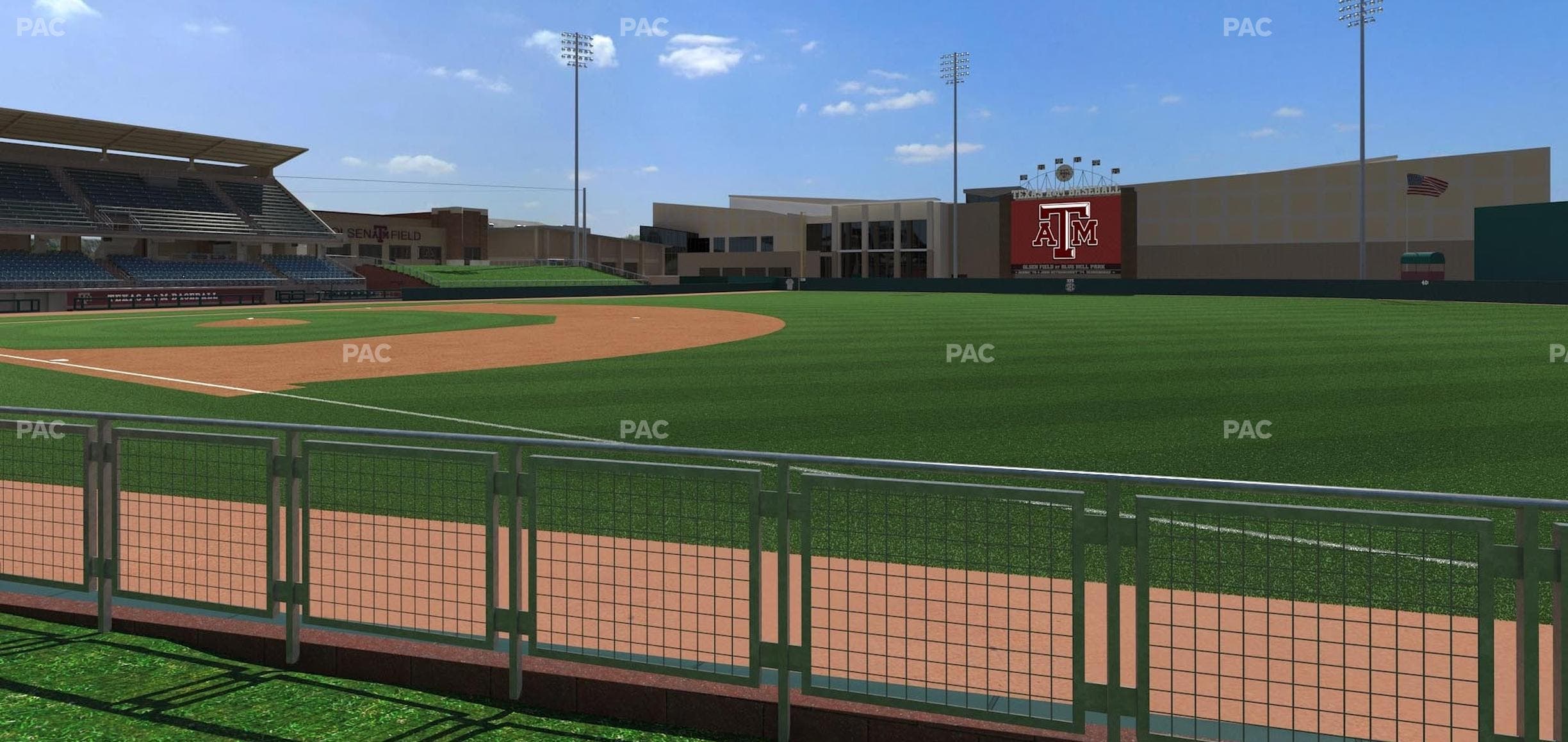 Olsen Field at Blue Bell Park - Section Ga Lawn Seat View