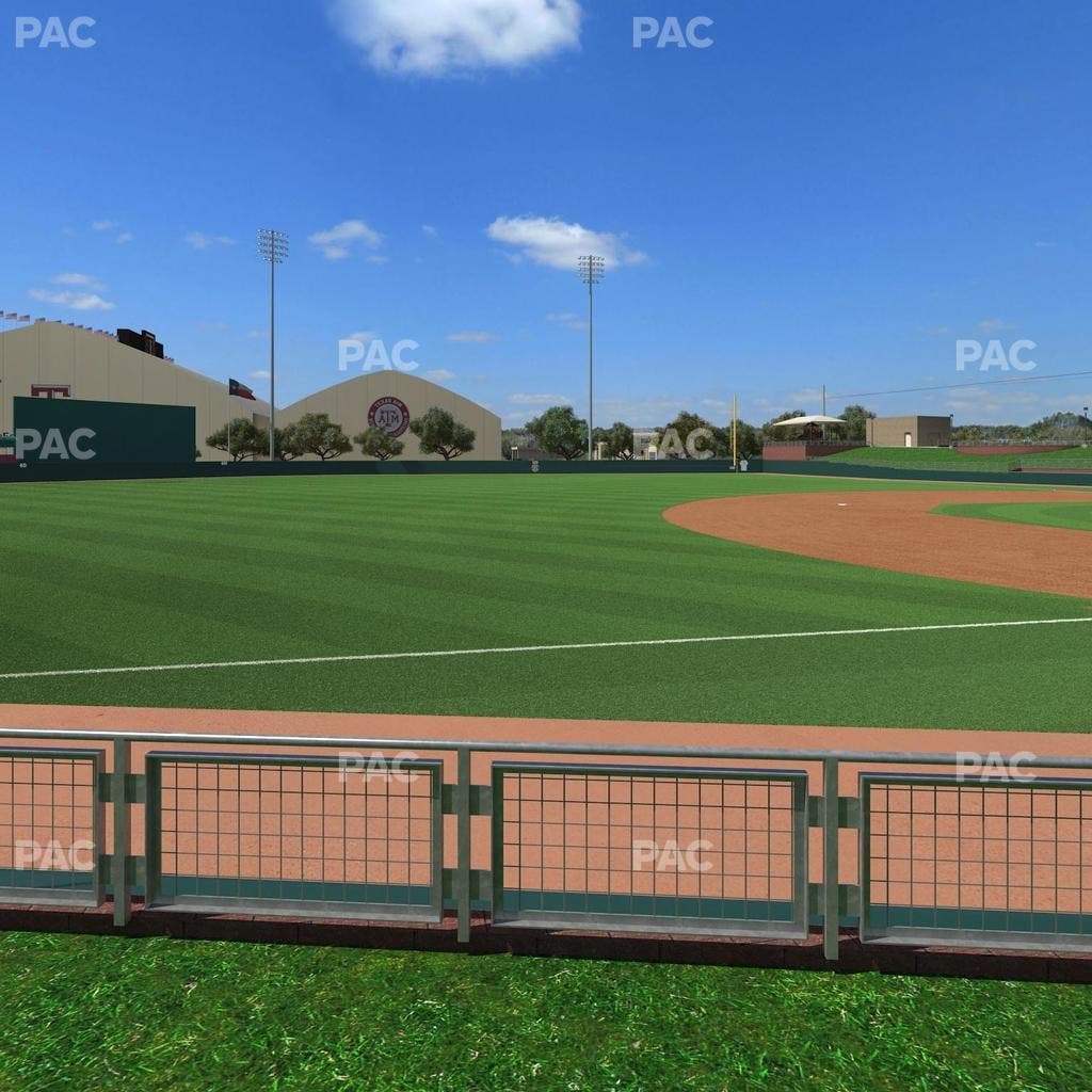 Olsen Field at Blue Bell Park - Section Third Base Bleachers Seat View