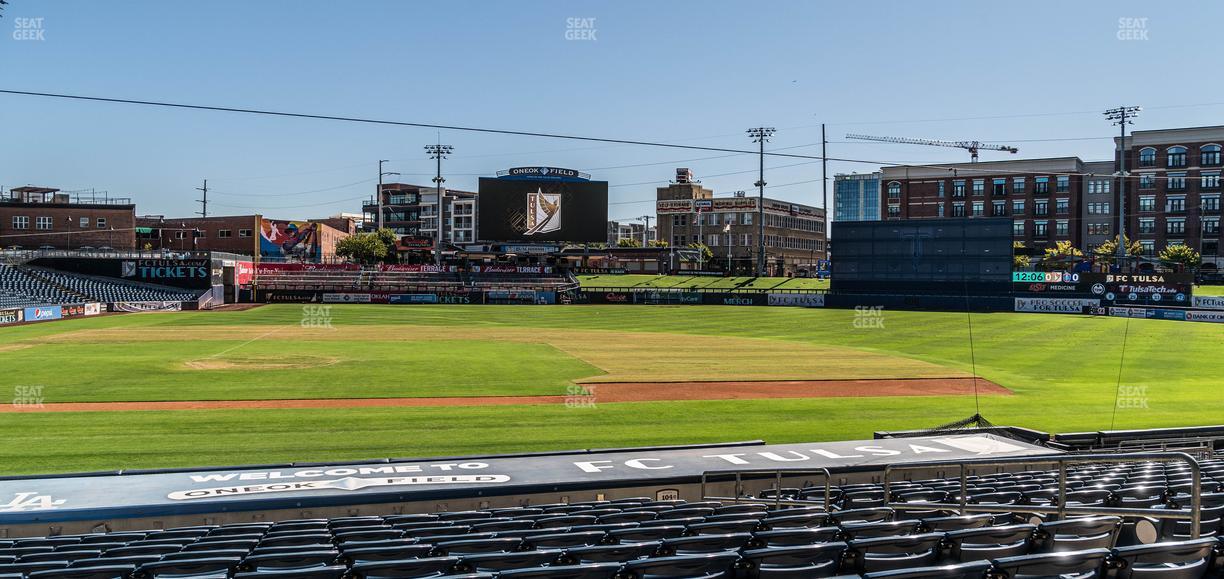ONEOK Field - Section 105 Seat View