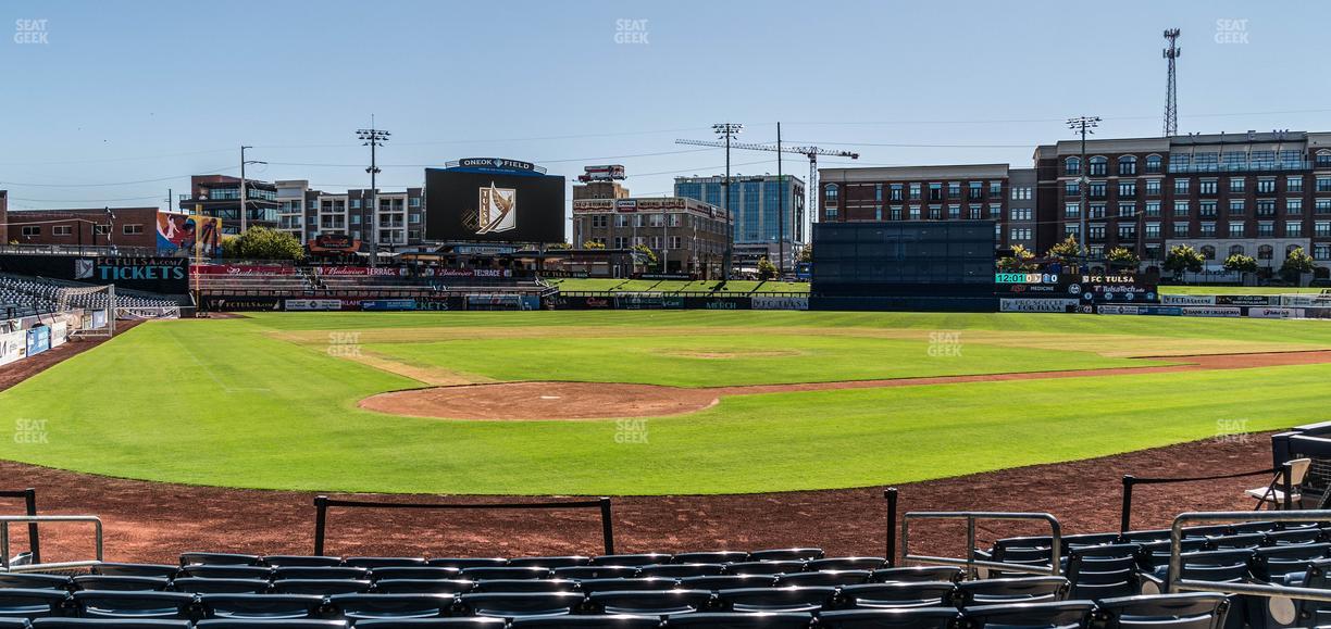 ONEOK Field - Section 108 Seat View