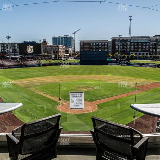 ONEOK Field - Section Cadillac Club Sro Seat View