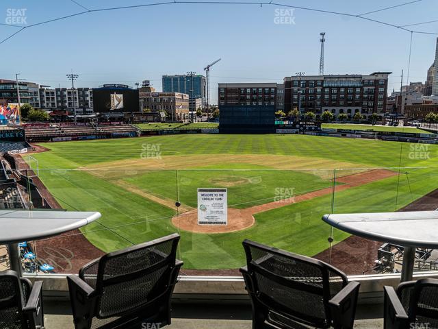 ONEOK Field - Section Cadillac Club Sro Seat View