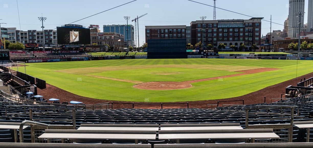 ONEOK Field - Section Club A Seat View