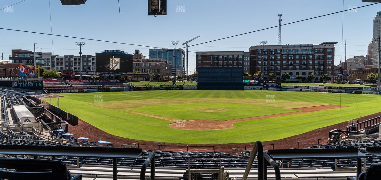 ONEOK Field - Section Club C Seat View